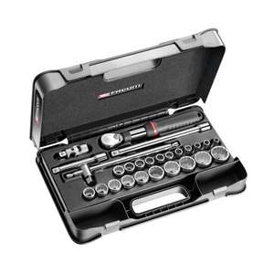 FACOM - SXL.161-4P12 1/2'' metric <b>12</b>-<b>point</b> <b>sockets</b> set (26 pcs.) - EAN 3662424066962 RATCHET AND <b>SOCKET</b> SETS 1/2" - Product Image 1