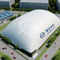Entrepôt intérieur en PVC personnalisable tente industrielle maisons à bulles facile à installer bâtiment d'usine pour le stockage intérieur