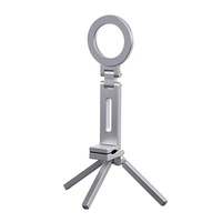 Support de tablette et de téléphone rotatif à 360 degrés pour le voyage, à insérer dans le lit, le train, le rail, en ABS, pliable, avec clip manuel