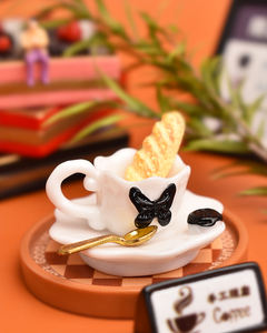 Farfalla da tè Cabochon in resina Flatback per <span class=keywords><strong>cucina</strong></span> in miniatura cibo charm ornamento da tavolo - Product Image 5