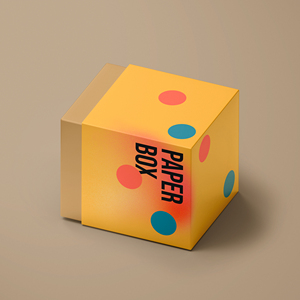 Caja de Embalaje Premium Amarilla para Joyería Heaven and Earth, Adecuada para Cajas de Regalo, Logotipo Personalizable - Product Image 3