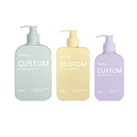 Bouteilles carrées en PE plastique à presser en gros 120ml 250ml 300ml 500ml pour shampoing, désinfectant pour les mains, savon liquide avec pompe, couleur personnalisée