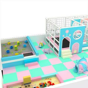 معدات ملعب داخلي آمنة للأطفال الصغار التجارية ناعمة ، مع أنفاق وقلعة لأعمال مركز اللعب الداخلي - Product Image 2