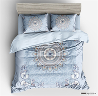 Vente chaude 4 pièces motif de pierre impression housse de couette ensemble de literie de luxe Queen Size