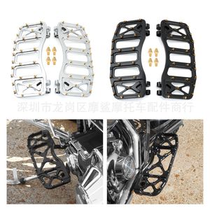 Repose-pieds à pointes antidérapants de la série Harley, commandes larges pour moto Softail Traveler - Product Image 5