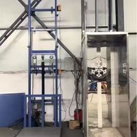 Monte-charge hydraulique sans fosse 2 tonnes pour la rénovation d'entrepôts