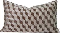 Coussin décoratif de luxe pour canapé - Housse de coussin texturée avec fermeture éclair discrète, taille personnalisée pour la décoration d'hôtel et de maison