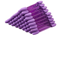 Nouvelles 25 bâtonnets jetables double-embout pour fards à paupières, pinceaux éponge en latex avec outils de mélange de poudre pour nail art