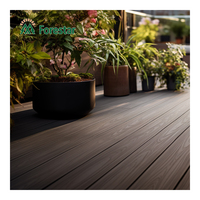 Planche de terrasse en WPC co-extrudé 140x23mm, antidérapante, composite, pour projets de terrasses extérieures