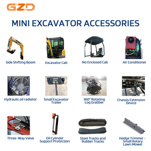 Accessoires à changement rapide pour excavatrices compactes, y compris les pinces grappes, les godets de terrassement et les pinces hydrauliques. - Product Image 6