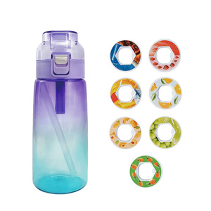 Bouteille d'eau parfumée 500 ml avec paille anti-fuite pour enfants, sportifs et étudiants - Product Image 5
