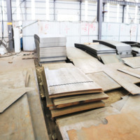 Vente en gros de plaques d'acier laminées à chaud S355K2 1,2x1250x3000mm pour ponts, poutres et travaux de construction, avec un approvisionnement en matériaux de première qualité