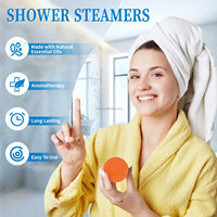 Comprimés de bombe de sels de bain de marque privée OEM Huiles essentielles naturelles Vapeur de douche Bain de sel Comprimés de douche d'aromathérapie