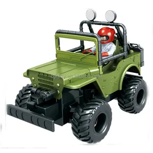 2.4G 1:36 all terrain remote controlled car and track off road vehicle multi function climbing rc jeep toy for children