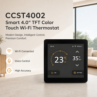 Termostato WiFi con App Smart Life para Calefacción por Suelo Radiante, Programable, Pantalla Táctil Digital, Control de Temperatura Ambiente, 220V