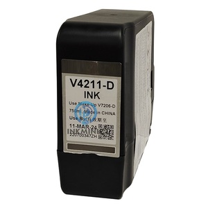Tinta Negra Original VJ V411-D V4211-D CIJ de 750 ml para Impresora de Inyección de Tinta Continua Serie 1000 1210 1510 1610 - Product Image 1