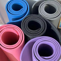 Tapete de Yoga Antideslizante para Entrenamiento Físico, Tapete para Ejercicios en Casa, Evita el Dolor de Rodillas, Ejercicios en el Suelo