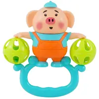 1-5 Baby Toys Hand Hold Jingle Shaking Bell Lovely Pig Hand Shake Bell Ring Baby Rattles Toys Newborn Baby 0- 12 Months Toys