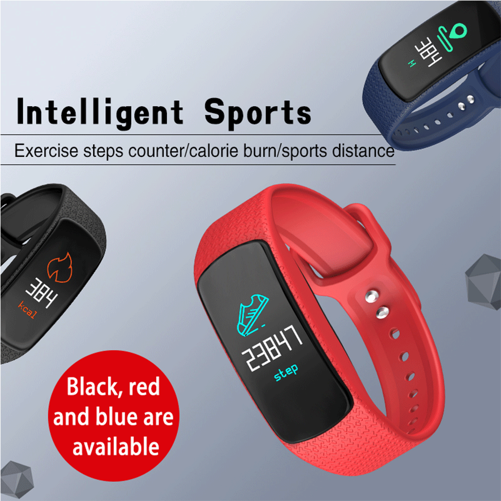 Nouveau B63 Moniteur de fréquence Cardiaque Pression Artérielle Oxymètre Dormir Grande Capacité Batterie Bracelet