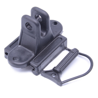 Aislante de Material PP Negro para Cerca Eléctrica, Modelo JYZ028, Compatible con Cuerdas de 8 mm para Seguridad Agrícola