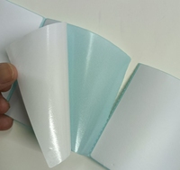 Étiquette autocollante thermique recyclable 100 x 100 mm, résistante à l'eau, à l'huile et aux rayures, pour emballage