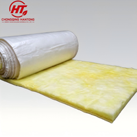Rollos de Lana de Vidrio Centrífuga con Revestimiento de Lámina de Aluminio, Aislamiento Térmico Resistente, Rollo de Fibra de Vidrio con Lámina de Aluminio