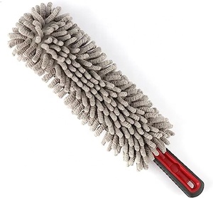 Spolverino <span class=keywords><strong>per</strong></span> interni auto in microfibra grigia da 14 pollici <span class=keywords><strong>per</strong></span> la pulizia degli <span class=keywords><strong>accessori</strong></span> <span class=keywords><strong>per</strong></span> auto - Product Image 1