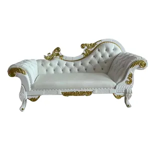 2023 Hot Sale Top Qualität Luxus Weiß & Gold Couch Wohnzimmer Sofa Modernes Stoff Schlafs ofa Leders ofa Set 10 Jahre Garantie