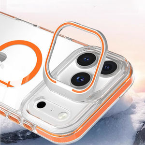 Funda magnética para iPhone 17 Pro <span class=keywords><strong>Max</strong></span> Hard PC Kickstand Back Cover para IPhone17 16 15 14 Factory <span class=keywords><strong>Direct</strong></span> LM064 - Product Image 5