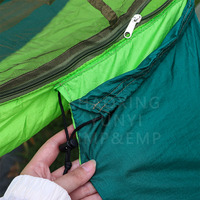 Hamac de camping en nylon ultraléger de haute qualité 210T avec moustiquaire de jardin extérieur