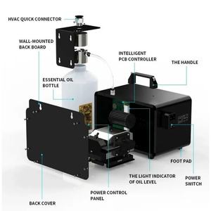 Diffuseur d'arômes intelligent électrique sans eau en métal pour table, diffuseur d'huiles essentielles, machine à parfum pour hôtel - Product Image 4
