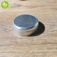 Diffuseur de pierre aromatique rond de vente chaude pour bougies d'huiles essentielles et accessoires de parfum pour Amazon exclusif dans une boîte en aluminium
