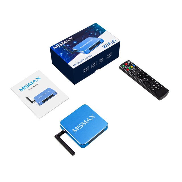 Android 11 M5 MAX Smart TV Box Zoomtak Amlogic S905X4 4GB+64GB WiFi 6 4K HDR10+ BT5.0 1000M Ethernet