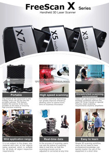 Portable FreeScan X3 <strong>3d</strong> Laser Scanner Industrial for <strong>3D</strong> Modeling Detection Reverse Engineering - Product Image 6