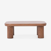 Table basse en bois au design moderne et élégant, finition naturelle, pour la maison, les hôtels, les villas, meubles décoratifs