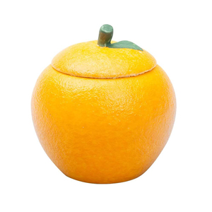 Factory Direct Ceramic <strong>Lemon</strong> Shaped <strong>Jar</strong> Wholesale Small Round Cookie <strong>Jar</strong> with Lid - Product Image 2