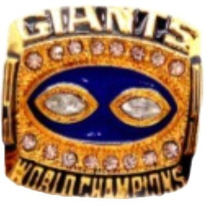 Anillo de Campeonato de los New York Giants de la <span class=keywords><strong>NFL</strong></span> de 1990, Aleación, Venta Directa de Fábrica - Product Image 4