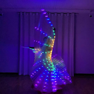 Ánh sáng lên <span class=keywords><strong>LED</strong></span> Isis cánh múa bụng Carnival <span class=keywords><strong>Rave</strong></span> trang phục outfitsfor phụ nữ người lớn - Product Image 4