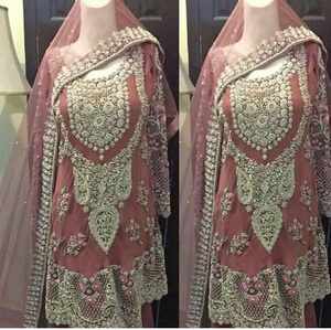 -Indian/Pakistani-Party-Wear embroidery work on Elegant-Kurta with Pant dress for party/Wedding-wear -2020 - Product Image 3