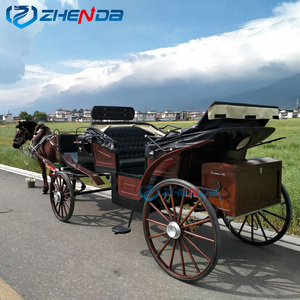 Gran Carruaje Real de Calabazas para Paseos Turísticos, Vagón Eléctrico Tirado por Caballos para Bodas y Matrimonios - Product Image 3