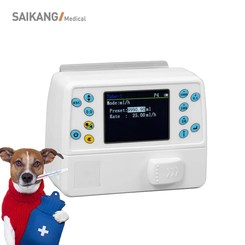 SK-VIP01 Equipamentos de Tratamento de Alta Qualidade Animal Cão Gato Automático Bomba de Infusão Médica Veterinária