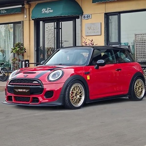 Divisor de labio delantero de fibra de carbono estilo AG para <span class=keywords><strong>MINI</strong></span> JCW F55 F56 F57 Kit de carrocería de barbilla delantera - Product Image 3