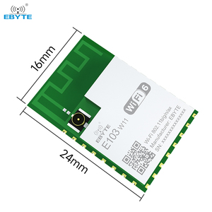 Module sans fil EBYTE E103-W11 de petite taille, patch 20dBm, BLE basse consommation BLE5.1 et Wi-Fi 62.4GHz, port série vers Wi-Fi - Product Image 2