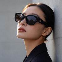 Nouvelles Lunettes de Soleil Oversize Cat Eye Polyvalentes et Élégantes CX avec Verres Polarisés TR Haut de Gamme, Protection UV et Vision Nocturne