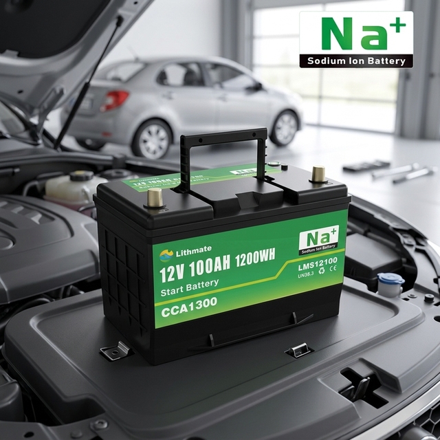 High-Performance High CCA Automotive Starter Sodium-ion Battery 12V 60Ah 70Ah 80Ah 90Ah 100Ah Car Starting Batteries