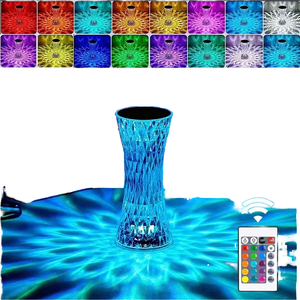 Popular Crystal Rose <b>Light</b> Atmosphere <b>Light</b> Creative <b>LED</b> Table Lamp Flexible Modern Voice Control Small Waist <b>Night</b> <b>Light</b> - Product Image 1