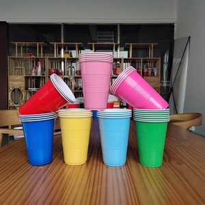 Gobelets en plastique PP à double paroi avec logo personnalisé de différentes couleurs pour boire à froid pour le jeu de cola et la fête pour les <span class=keywords><strong>jeux</strong></span> de bière-pong - Product Image 2