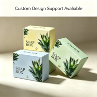 Ventes chaudes, savon artisanal de luxe haut de gamme, boîte cadeau rigide personnalisée, matériaux recyclés, boîte à bougies
