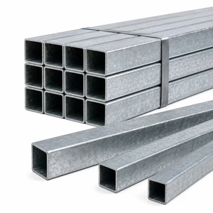 Tuyau carré en acier galvanisé EN10219 S355J2H RHS SHS, profil métallique robuste pour la construction, les échafaudages et les structures - Product Image 2