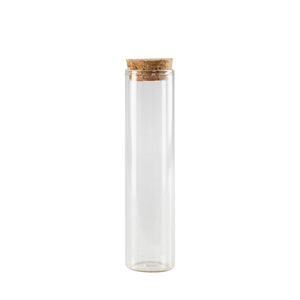 30 Tubes en verre en gros avec <span class=keywords><strong>bouchon</strong></span> droit plat bouche Rose sous-embouteillage <span class=keywords><strong>Tube</strong></span> à essai en verre avec bouteille d'emballage en liège - Product Image 5